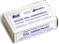 Sal-Ammoniac Blocks, Soldering Fluxes and other fine products made by Johnson Mfg. Co.